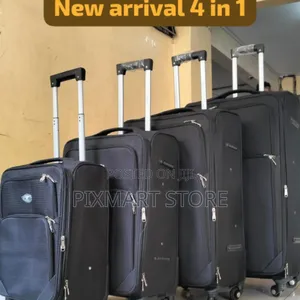 4-in-1 Luxe Travel Companion – Suitcase Briefcase Hybrid Bag