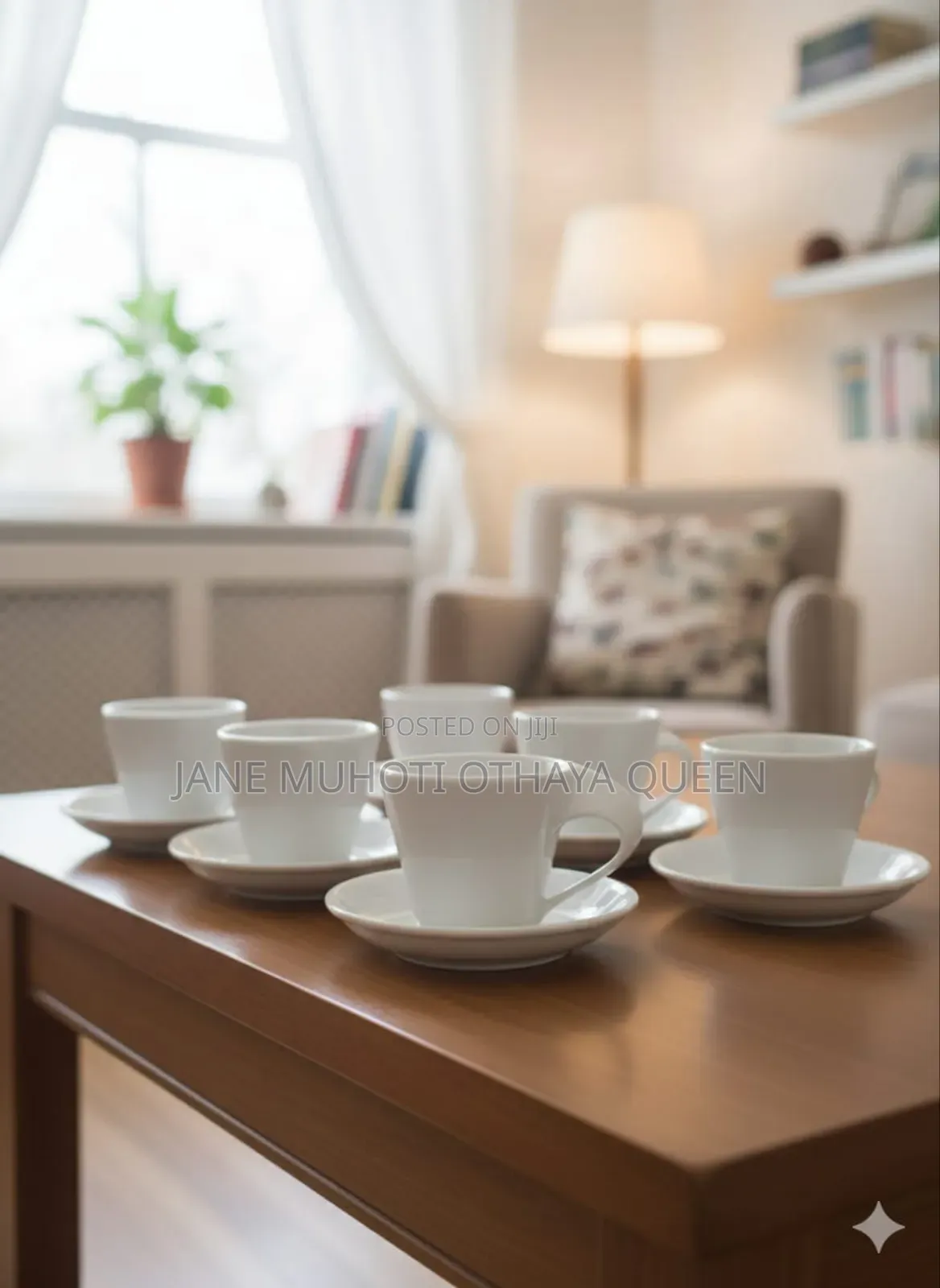 *Expresso Cup and Saucer 12pcs
