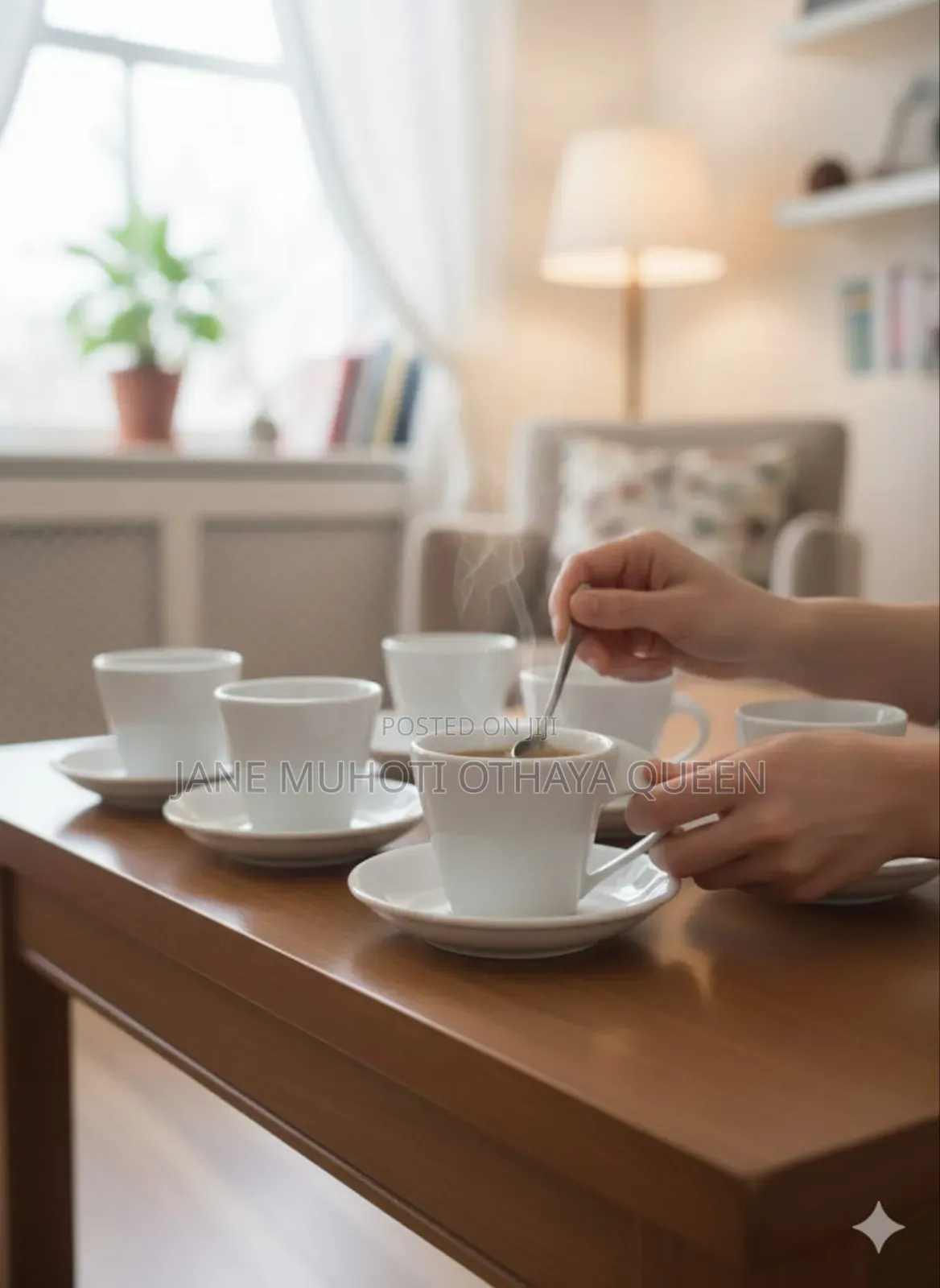 *Expresso Cup and Saucer 12pcs
