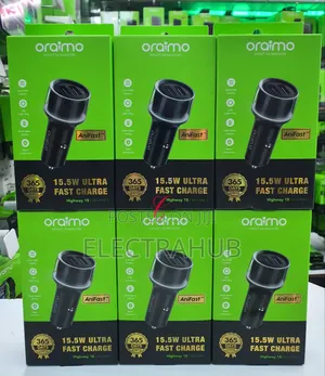 Oraimo Highway 15.5w Dual Usb Ports Ultra Fast Car Charger