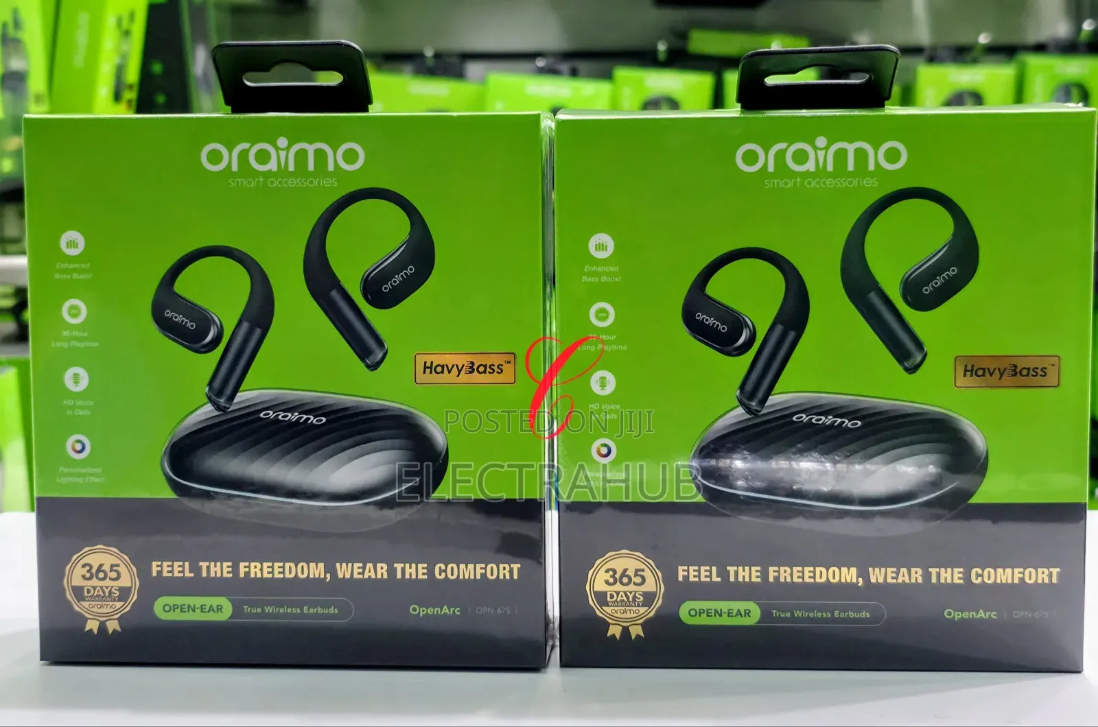 Oraimo Openarc Open Ear True Wireless Earbuds New Sealed in Shop