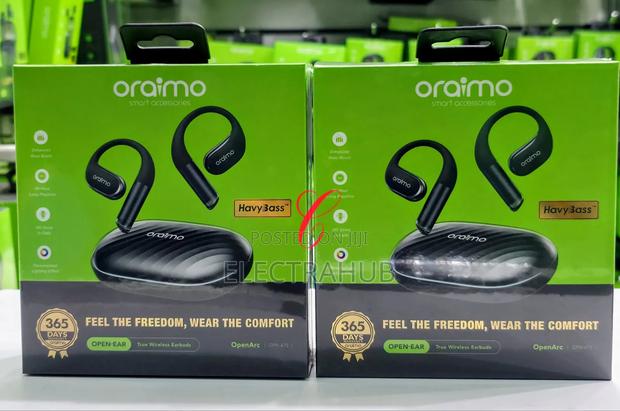 Oraimo Openarc Open Ear True Wireless Earbuds New Sealed in Shop