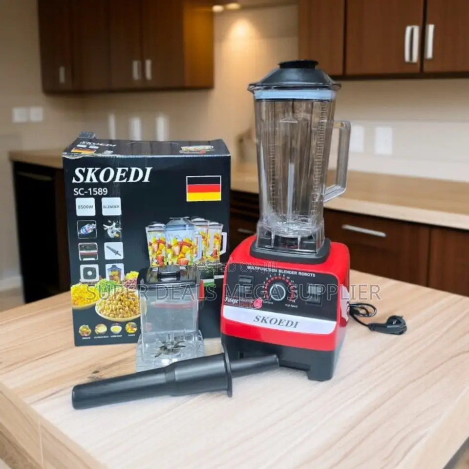 Premium Quality High Power 2-in-1 2.5 Litres Skoedi Blender Grinder