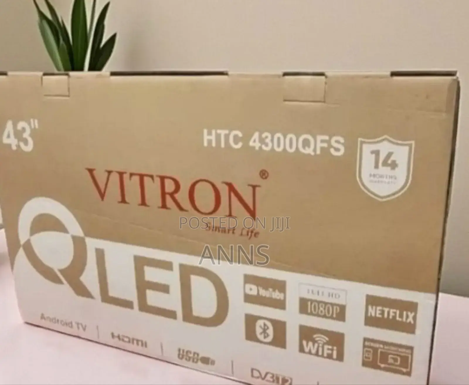 14 Months Warranty Vitron 43 Inch Qled Tv