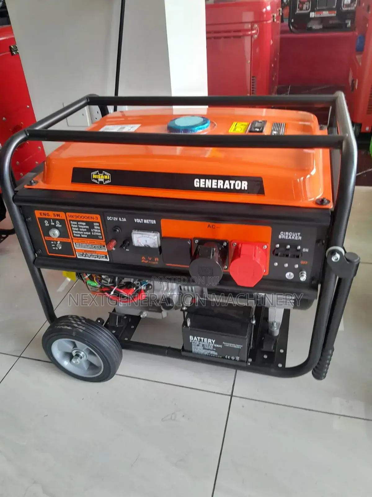 Hisaki Japan 9.3 / 9.3kva Portable Generator