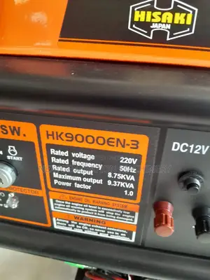 Hisaki Japan 9.3 / 9.3kva Portable Generator