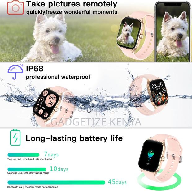 Pink Othalne P68 Smartwatch - thumbnail 6