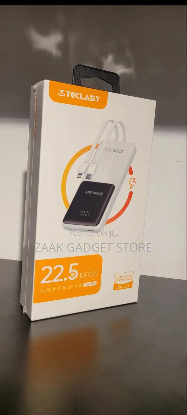 Portable Powerbank With 10,000mah ,Type C and Lighting - thumbnail 2