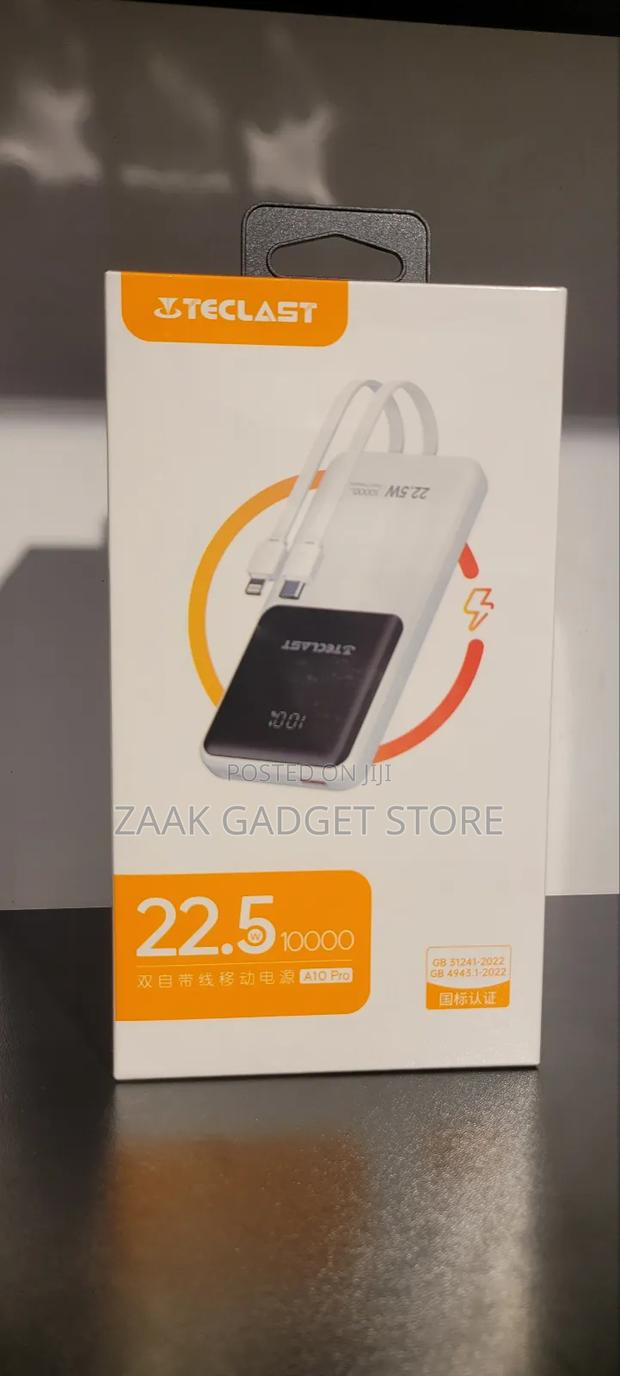 Portable Powerbank With 10,000mah ,Type C and Lighting - thumbnail 3