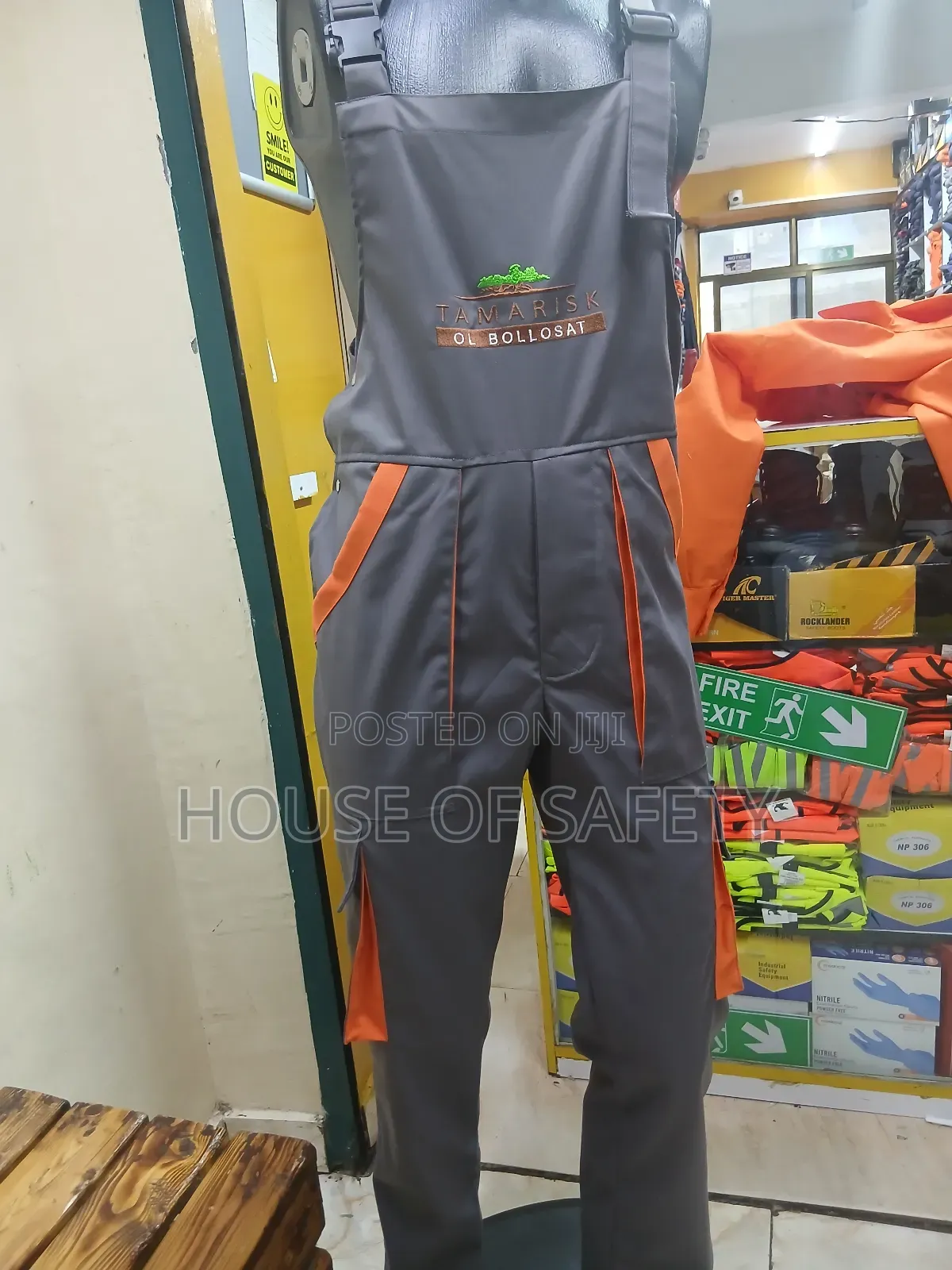 Suspender With a Large Front Bib