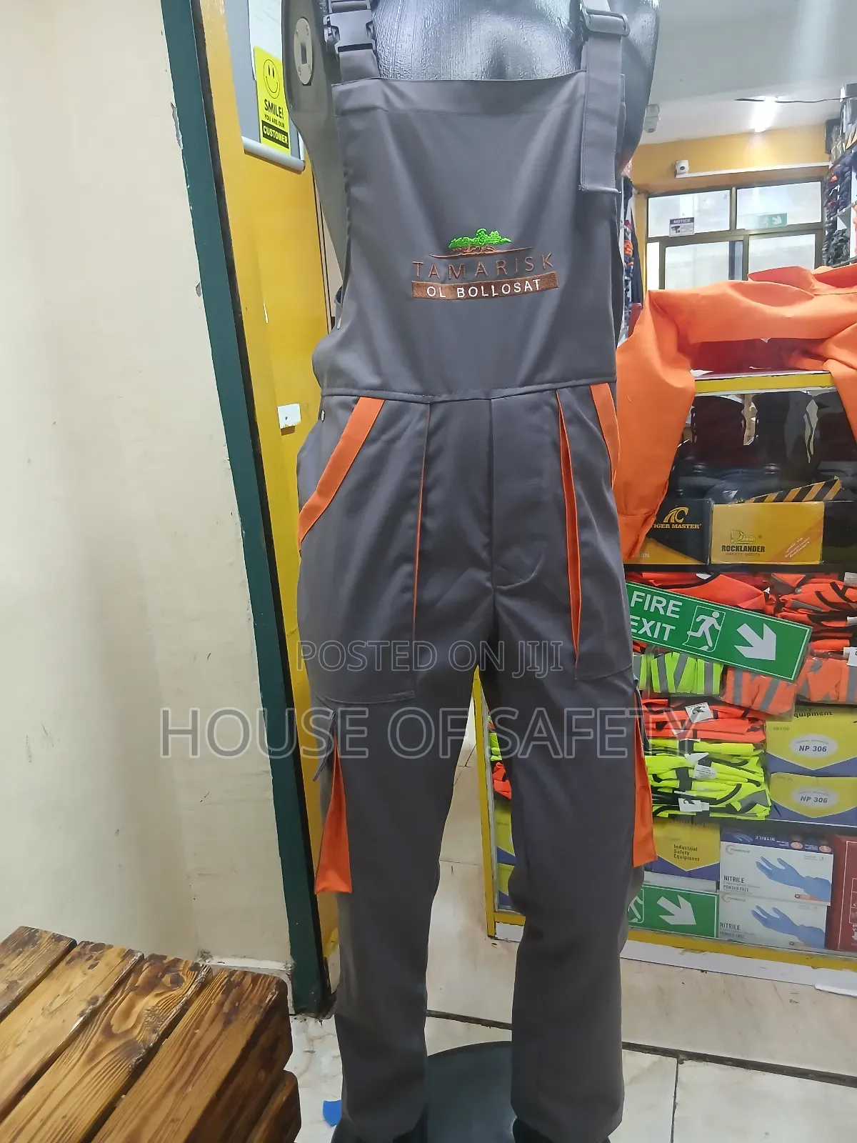 Denim Hard Wearing Suspension Overall