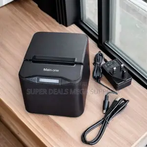 Flash Led Light 80mm Thermal Receipt Printer With Big Voice Alarm