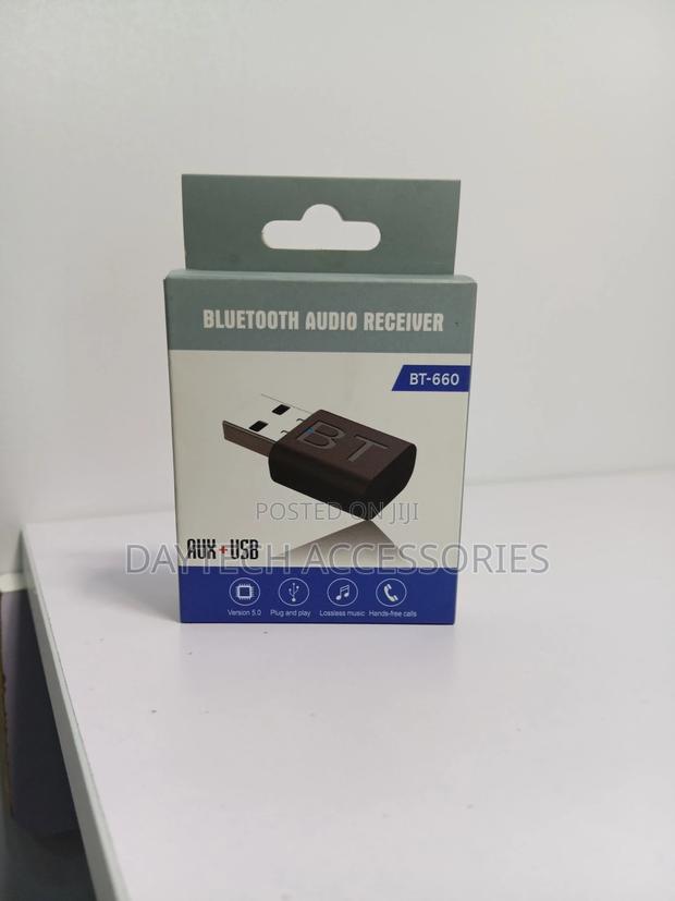 Plug and Play Aux+Usb Bt-660 Bluetooth Receiver Adapter - thumbnail 2