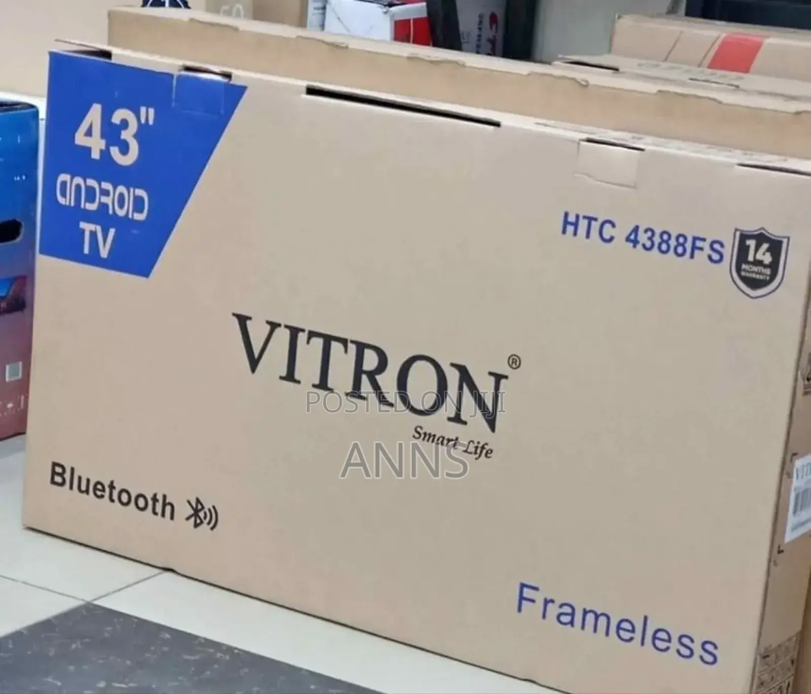 1gb 8 Gb Vitron 43 Inch Android Tv Htc(43)