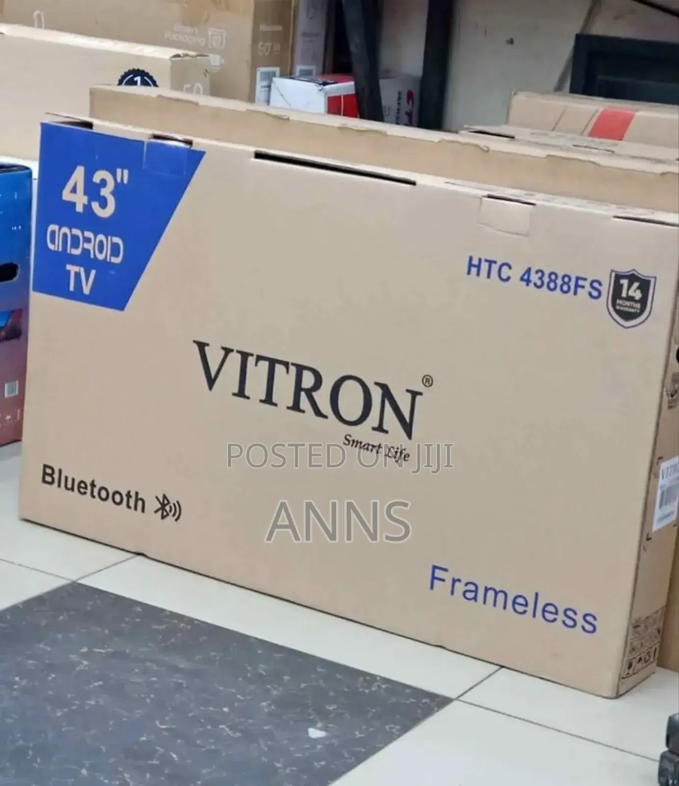 1gb 8 Gb Vitron 43 Inch Android Tv Htc(43)