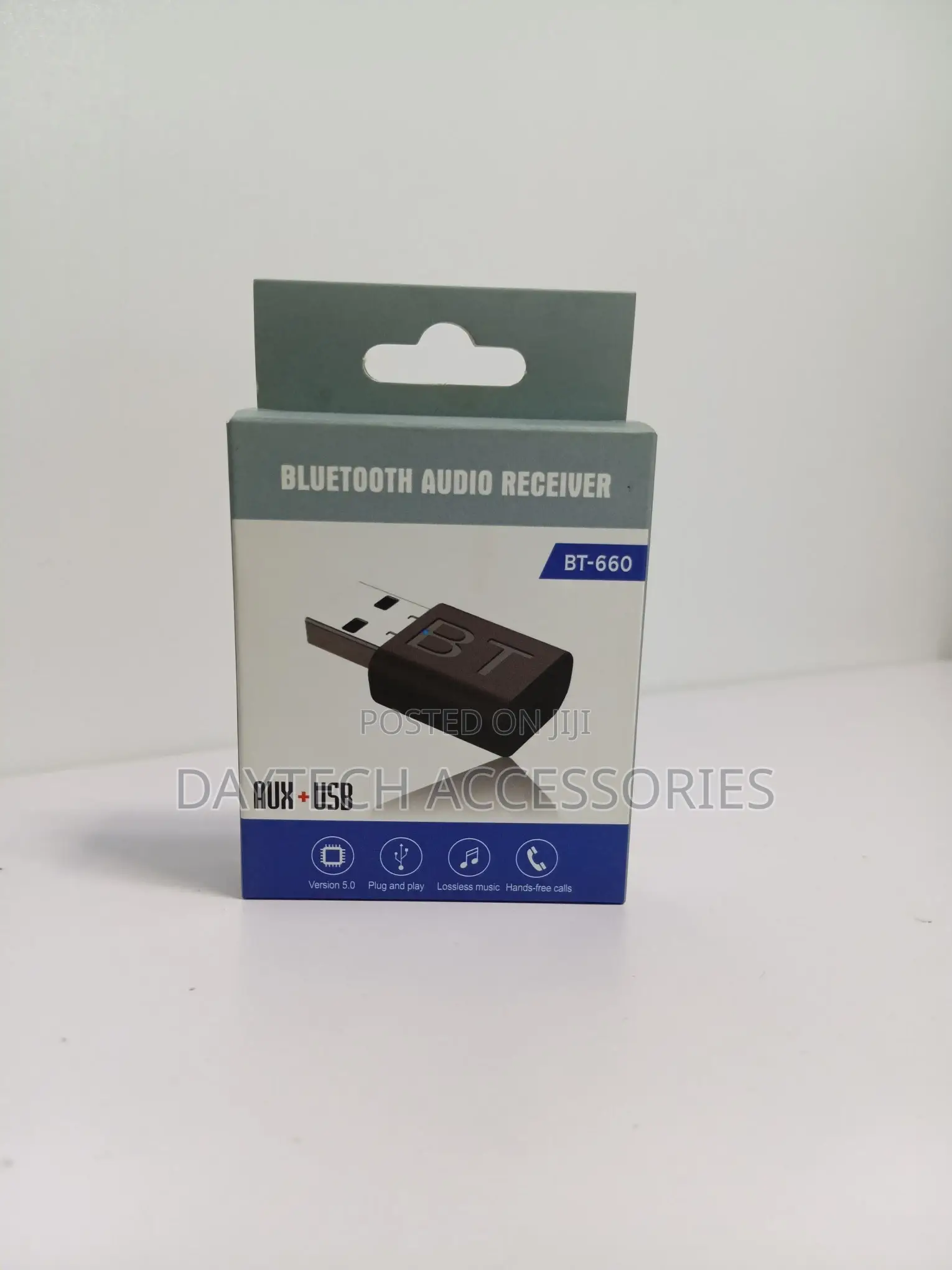 Plug and Play Aux+Usb Bt-660 Bluetooth Receiver Adapter
