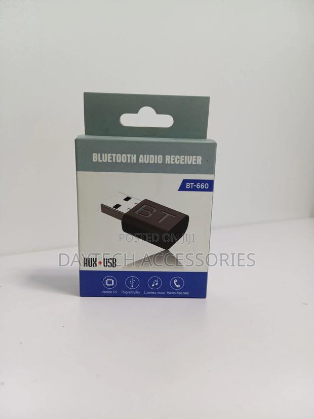 Plug and Play Aux+Usb Bt-660 Bluetooth Receiver Adapter - thumbnail 3
