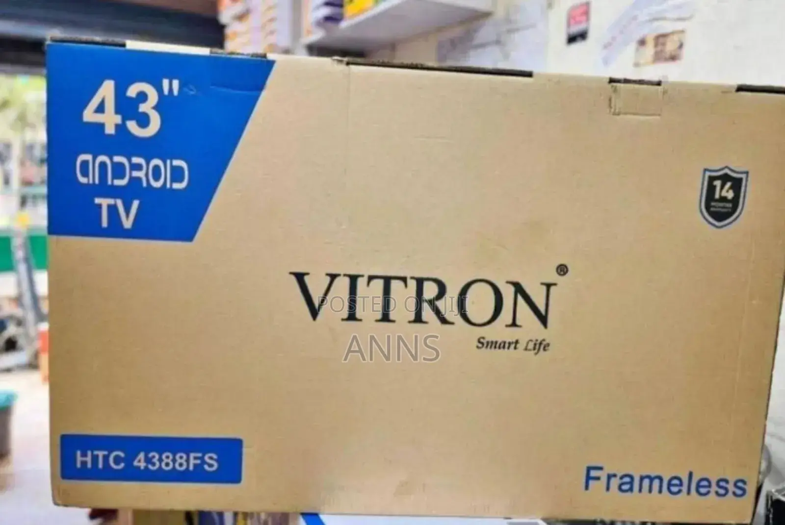Vitron 43 Inch Smart Android Tv (14 Months Warranty) Htc43