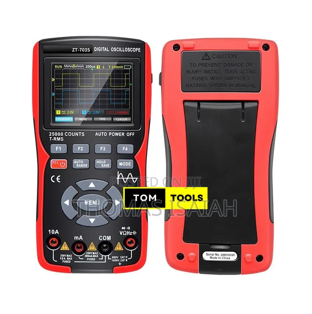 3 in 1 Oscilloscope Multimeter With Dual Channel 50mhz Bandwidth Rea