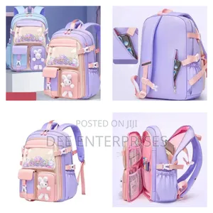 Stylish Girls School Bag. Light Weight Kids Backpack.