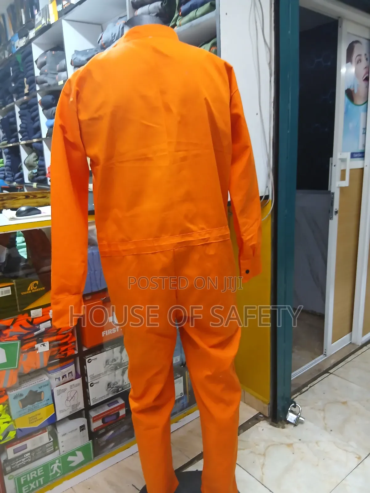 Orange Piped Dust Proof Off Overalls Ordinary