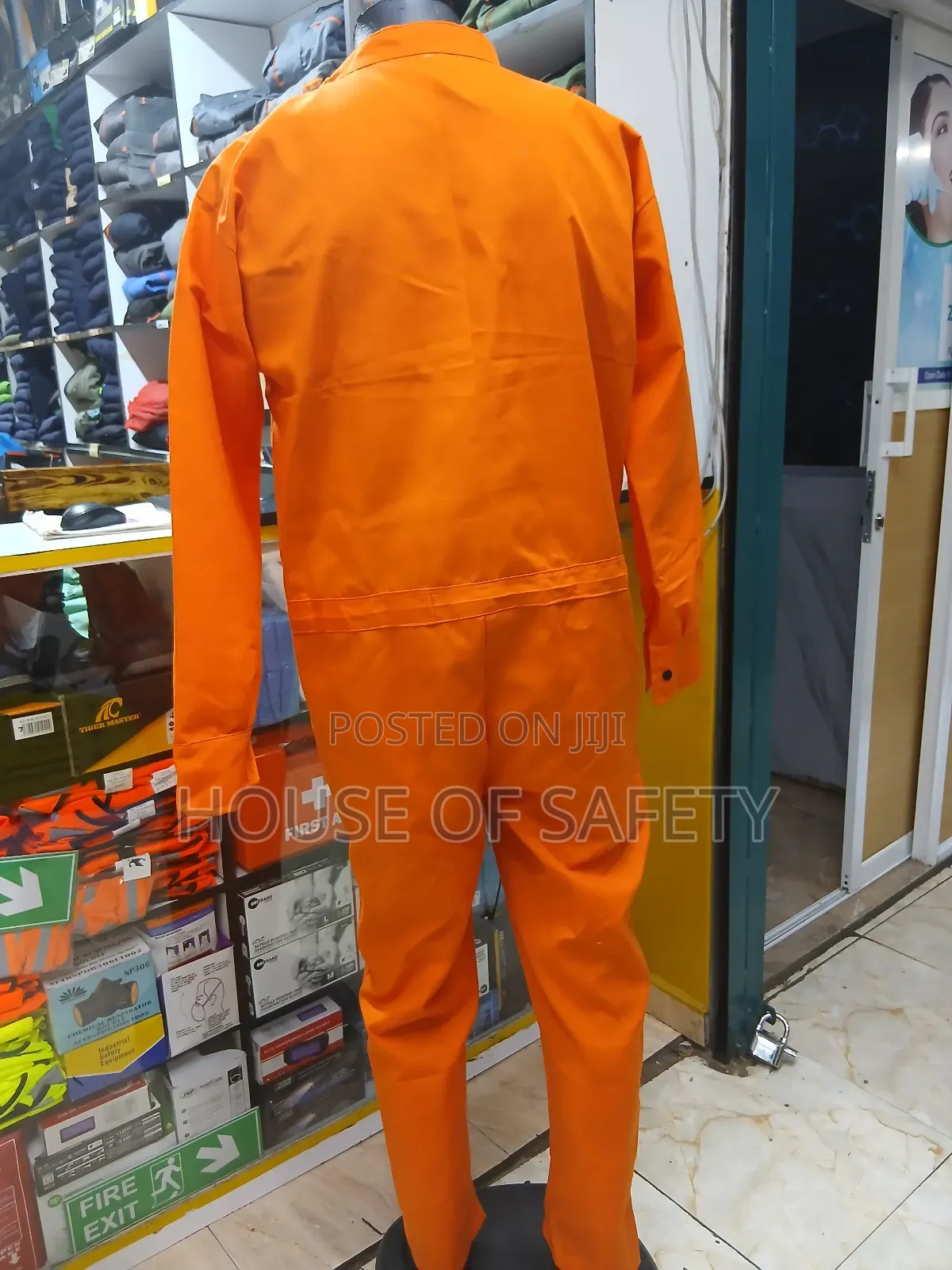 Orange Piped Dust Proof Off Overalls Ordinary