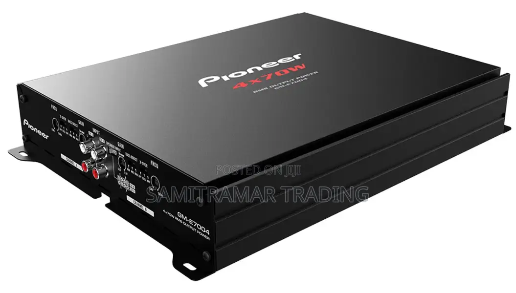 Gm-E7004 Pioneer 4 Channel Bridgeable Amplifier With Bass Boost