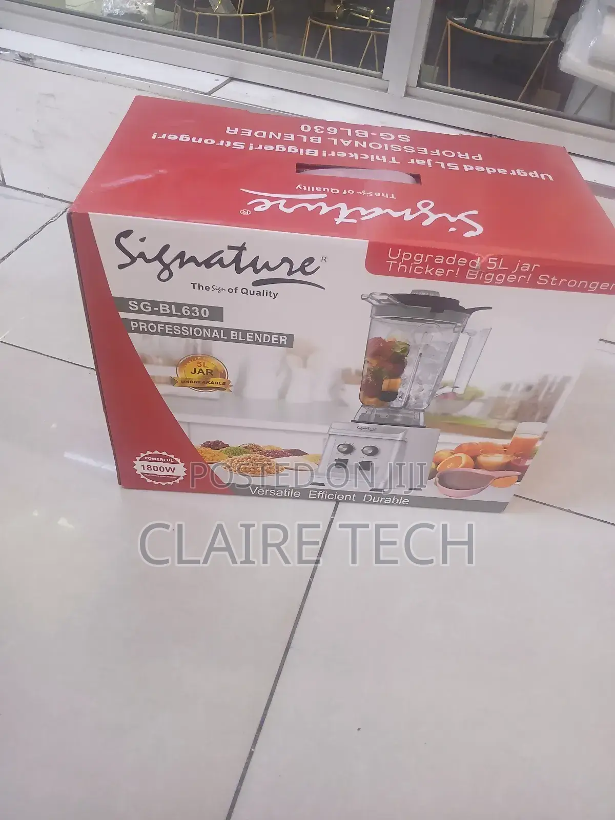 Signature 1800w Commercial Blender With 5 Litres Jar