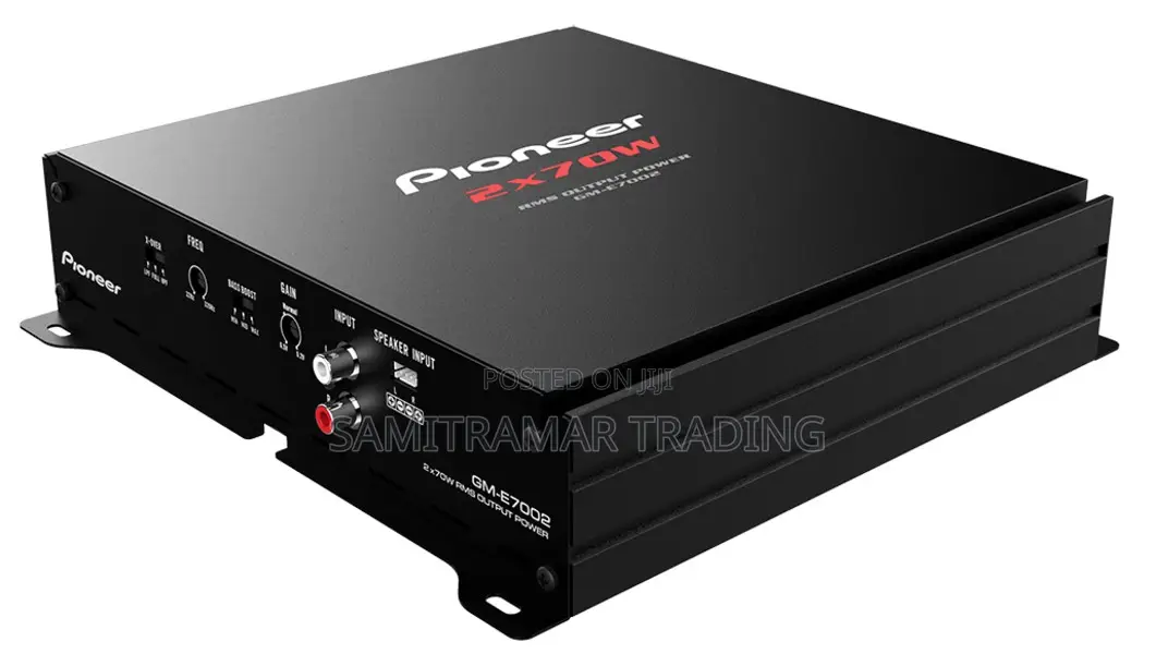 Gm-E7002 Pioneer 2 Channel Bridgeable Amplifier With Bass Boost