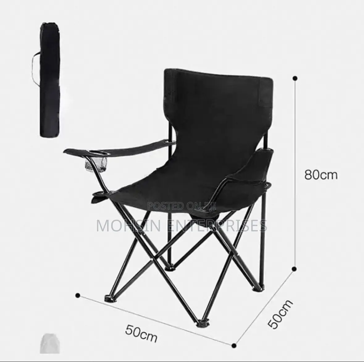 Collapsable Camping Chair With Cup Holder Brand New Price as Written
