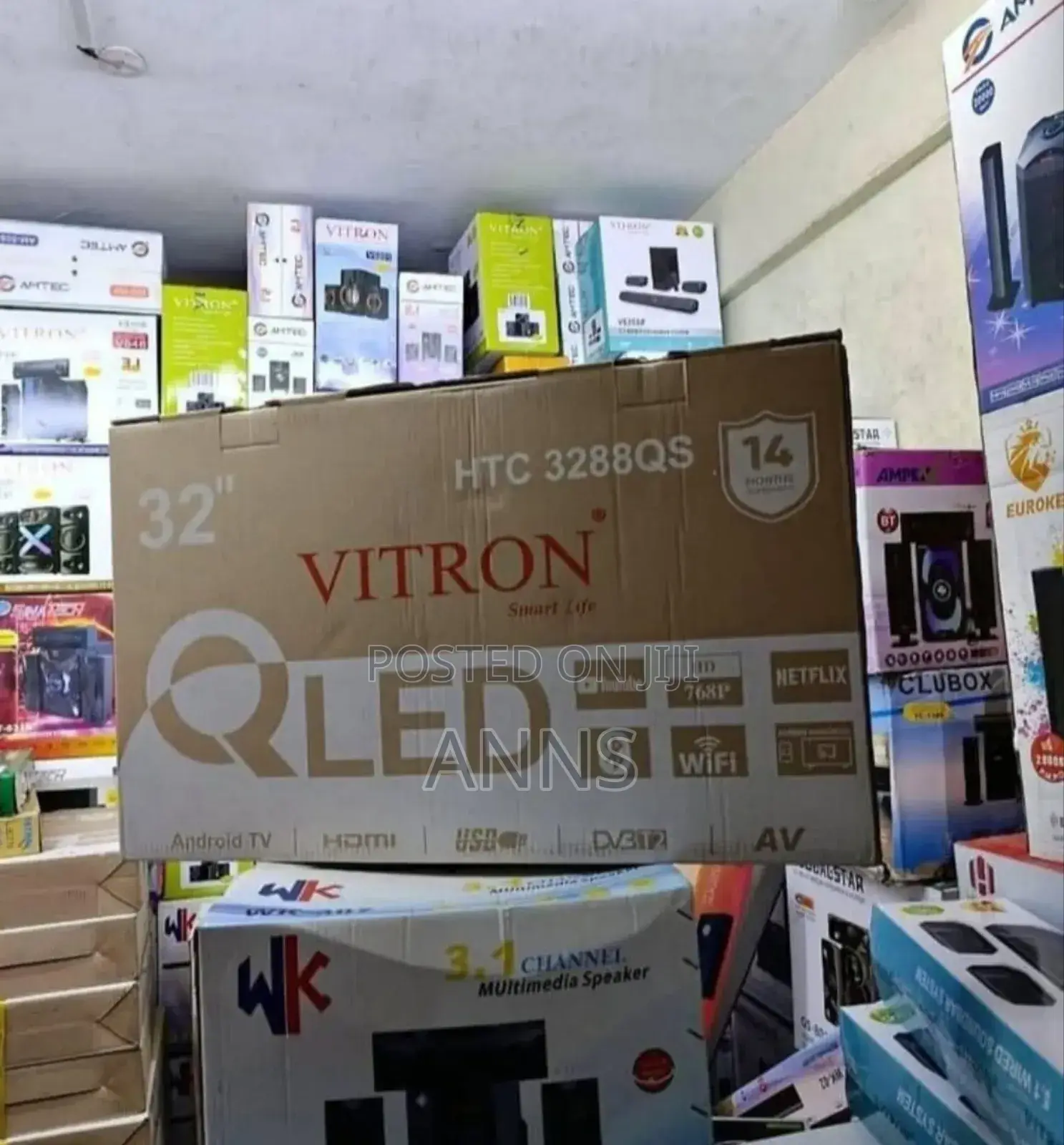 Vitron 32inch Qled Tv (1.2 Years Warranty) Htc3288hq Netflix