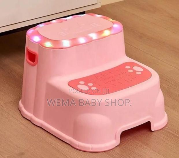 Multipurpose Stepping Stool With Thickened Non Slip With Gravity Light - main view