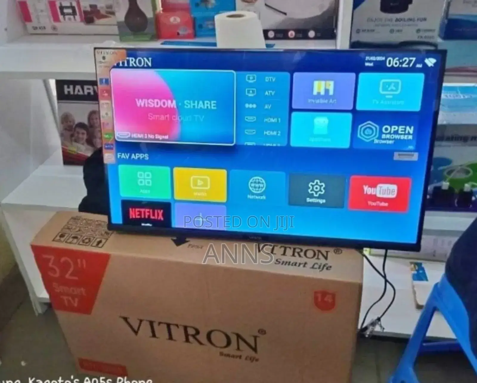 Vitron 32 Inch Smart Android Tv (1.2 Years Warranty) Htc32