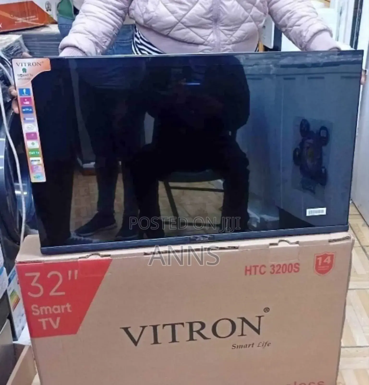 Vitron 32 Inch Smart Android Tv (1.2 Years Warranty) Htc32/ Netflix