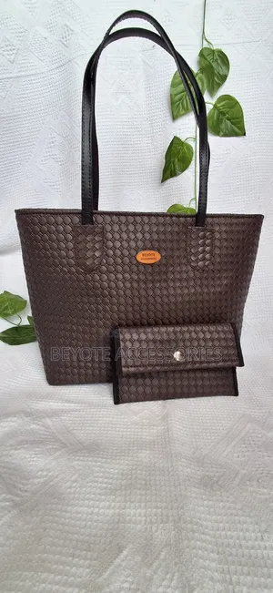 Dark Brown Ladies Leather Tote Bag