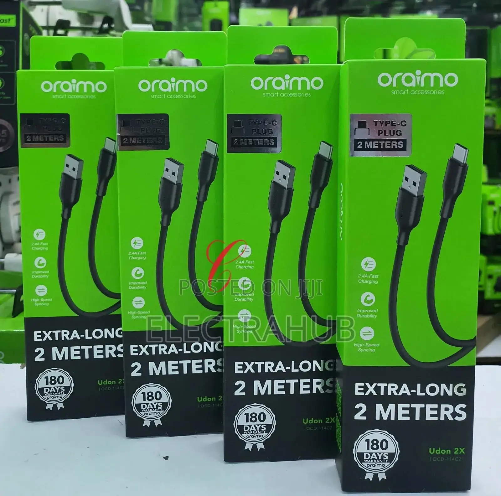 Oraimo Udon 2x Ocd-114c2 2m Type C Usb Cable