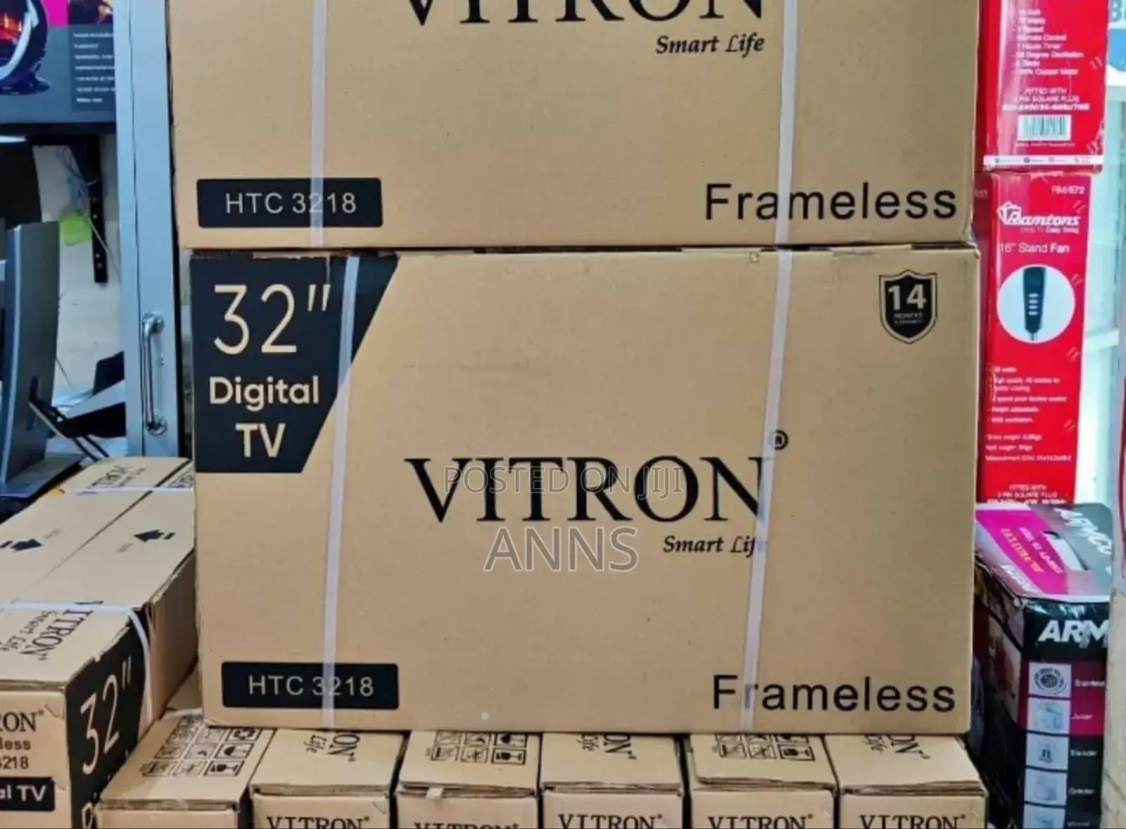 New Model Vitron 32 Inch Digital Tv (14 Months Warranty) Htc3218