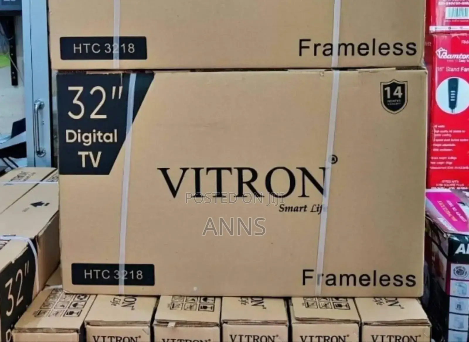 New Model Vitron 32 Inch Digital Tv (14 Months Warranty) Htc3218