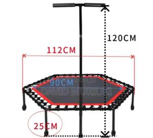 Hexagon Trampoline With a Handle - thumbnail 2