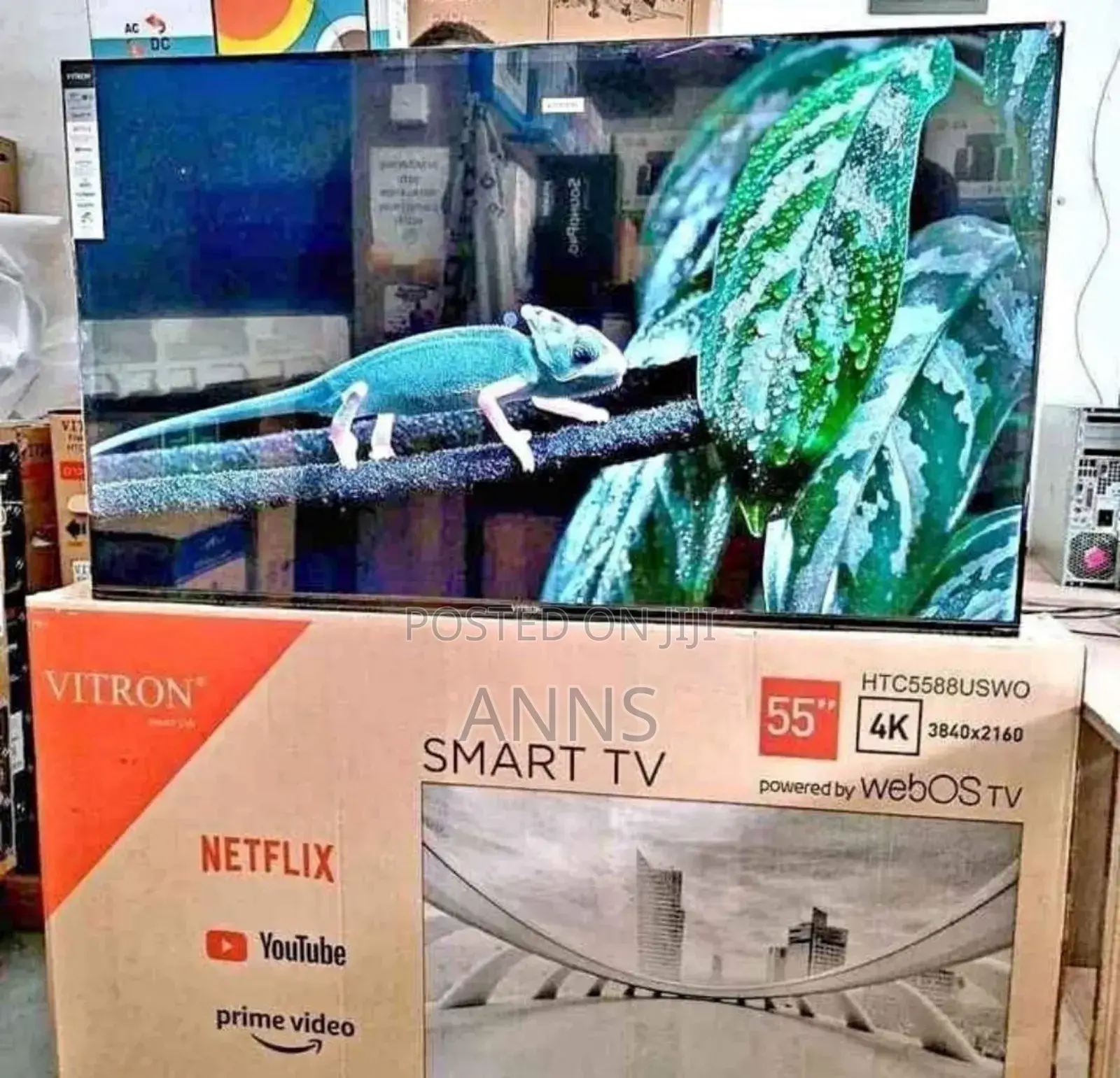 Vitron 55 Inch Smart Android Tv (1.2 Years Warranty) Htc558u / Youtube
