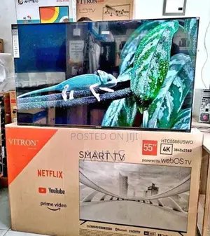Vitron 55 Inch Smart Android Tv (1.2 Years Warranty) Htc558u/ Netflix