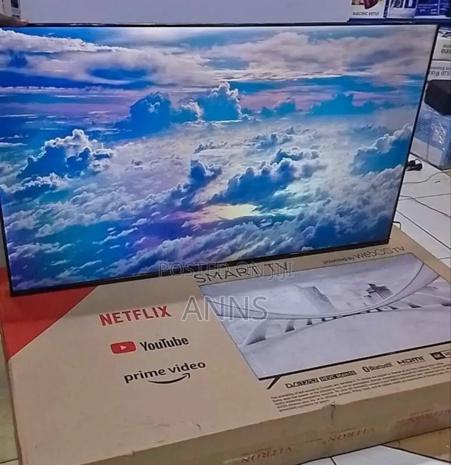 4 K Vitron 55 Inch Smart Android Tv (14 Months Warranty) Htc558u