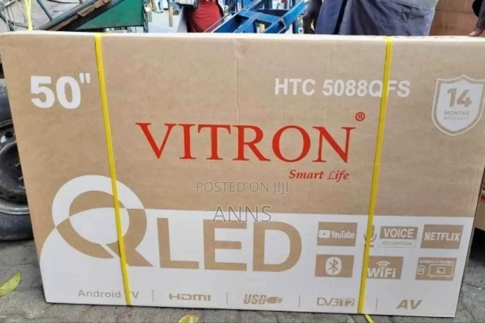 Vitron 50 Inch Smart Android Tv (1.2 Years Warranty) Htc508u