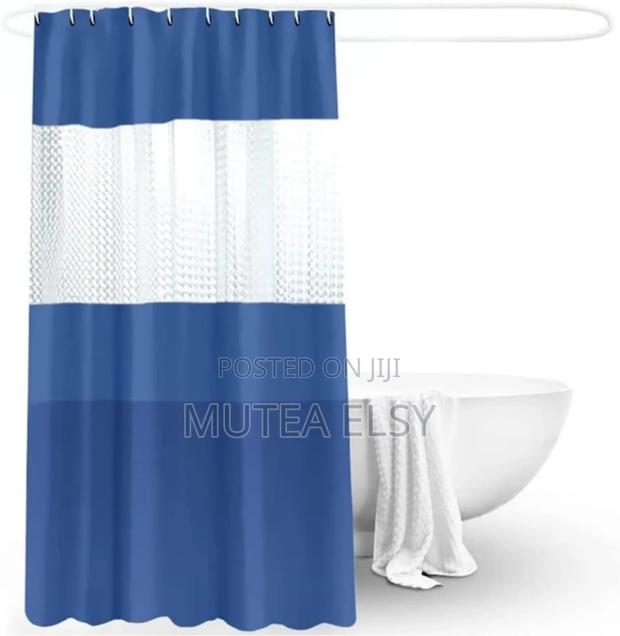 Blue,White Green High Quality Waterproof Shower Curtains - thumbnail 3