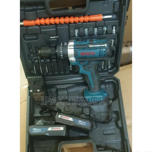 Bosch 36v Cordless Electric Drill With 2 Battery With Case - main view