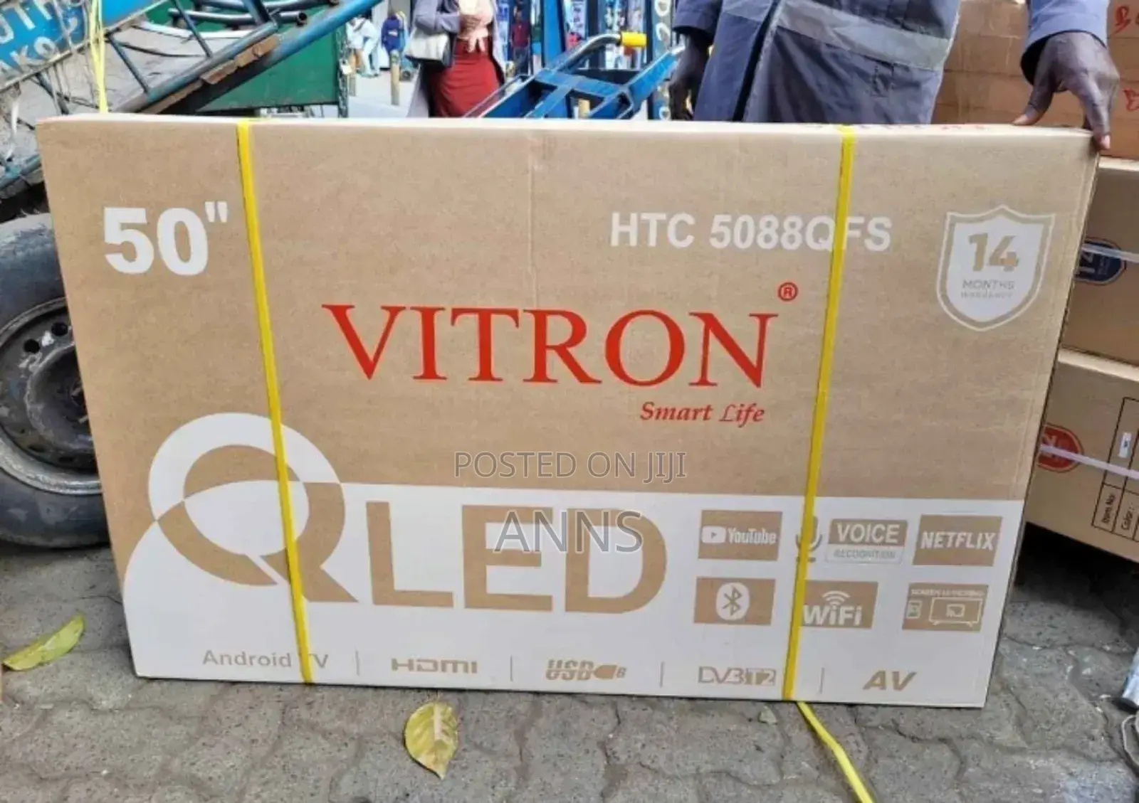 Qled Display Vitron 50 Inch Smart Android Tv () Htc508u
