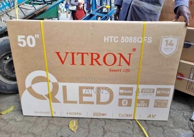 Qled Display Vitron 50 Inch Smart Android Tv () Htc508u - thumbnail 2