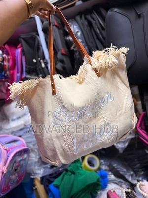 Summer Vibes' Large Capacity Women Beach/ Market Bag