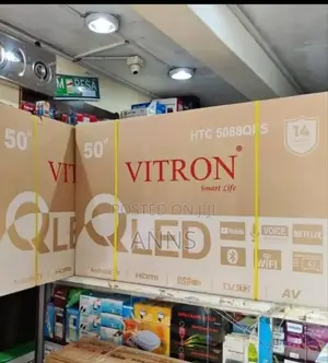 Qled Vitron 50 Inch Smart Android Tv (1.2 Years Warranty) Htc508u/