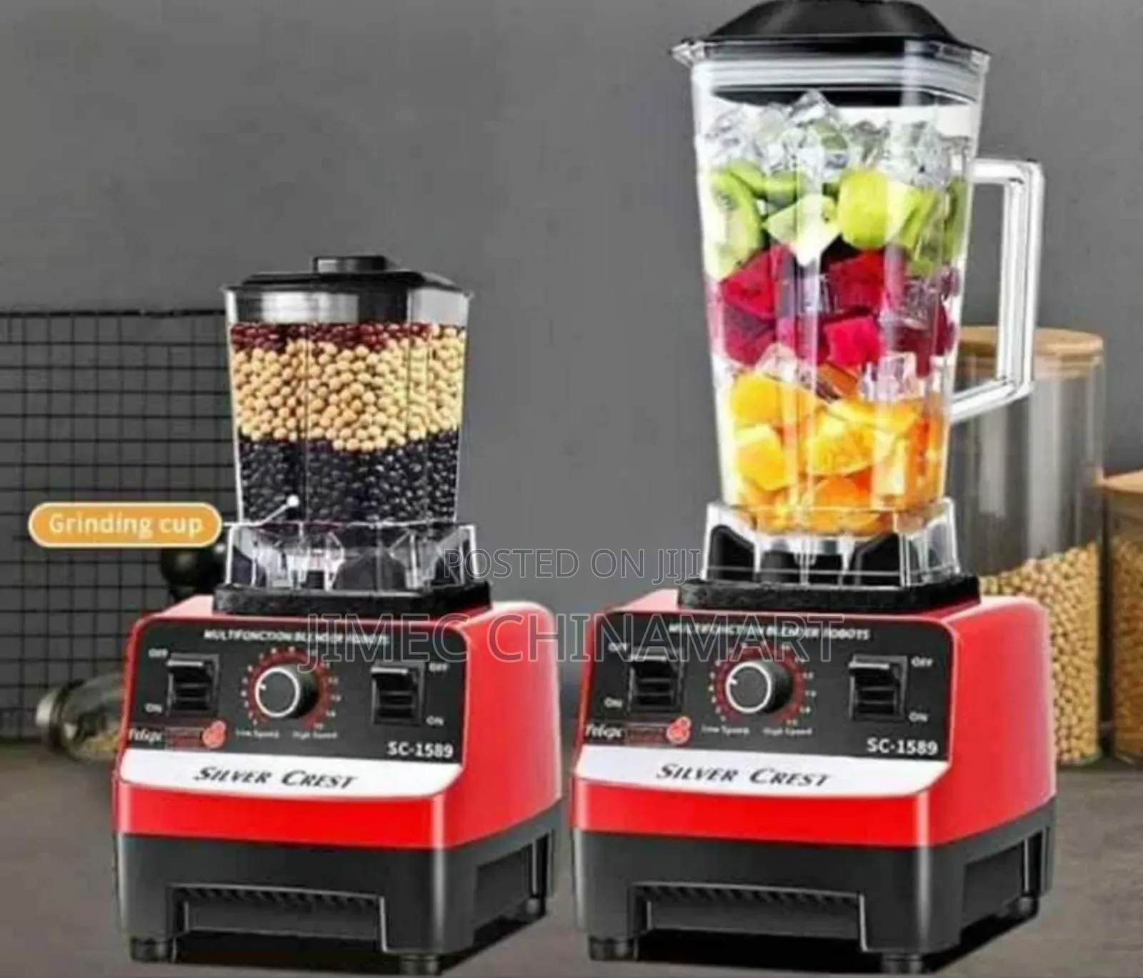 4500 Watts2litre Silvercrest 6-Blade 2-in-1 Juice Blender Crusher